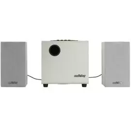Компьютерная акустика 2.1 SmartBuy SPARTA SBA-210 MP3, FM, корпус МДФ, белая