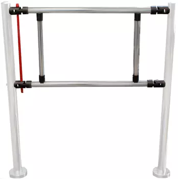 Комплект 3V ограждения "Антипаника" 1 м поручни ограждения изготовлены из хромированной трубы диаметром 32 мм, патрубки и запирающее устройство в комп