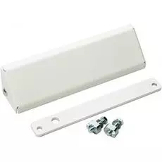 Комплект ALer MK AL-150PR белый, для крепления замка AL-150 на L-образном уголке с декоративным кожухом и планкой М150