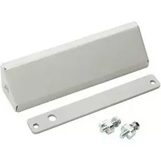 Комплект ALer MK AL-150PR серый, для крепления замка AL-150 на L-образном уголке с декоративным кожу