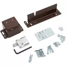 Комплект ALer MK AL-250UZ коричневый, для установки замка AL-250UZ на двери, открывающиеся вовнутрь