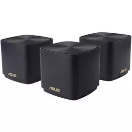 Комплект ASUS XD4 (B-3-PK) из 3 точек доступа, 802.11b/g/n/ac/ax, до 574 + 1201Мбит/c, 2.4/5 гГц, черный
