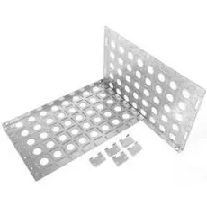 Комплект ЦМО EU-400.210 боковых монтажных панелей 19" (В400Г210), с уголками для крепления оборудования