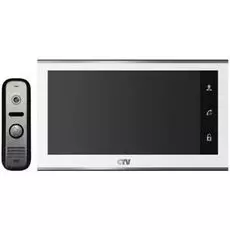 Комплект CTV CTV-DP2702MD антиван вызывная панель CTV-D1000HD и цв. монитор CTV-M2702MD, белый