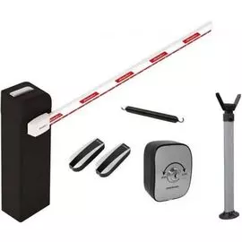 Комплект DoorHan BR-PRO6000KIT в составе стойка Barrier-PRO со встроенной сигнальной лампой и приемником, стрела BOOM-6, опора стрелы V-HOLDER, ключ-к