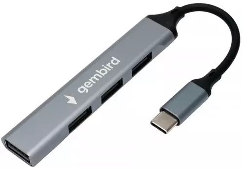 Комплект Gembird UHB-C201+SDSSDE61-1T00-G25 разветвитель UHB-C201 и внешний SSD SDSSDE61-1T00-G25