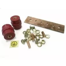 Комплект Hyperline TGRB-SET заземления для шкафов (шина заземления+винты)