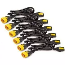 Комплект кабелей APC AP8702S-WW Power Cord Kit (6 ps), Locking, IEC 320 C13 to IEC 320 C14, 10A, 208/230V, 0.6 m (AP8702S)