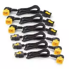 Комплект кабелей APC AP8716R Power Cord Kit (6 ea), Locking, C19 to C20 (90 Degree), 1.8m