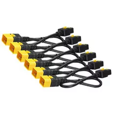 Комплект кабелей APC AP8716S Power Cord Kit (6 ШТ), Locking, C19 to C20, 1.8m