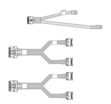 Комплект кабелей ASUS ESC8000(A) RAID CABLE KIT/SUPPORT NVME/SATA/SAS