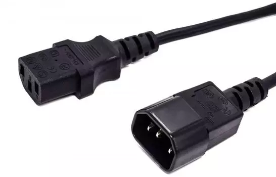 Комплект кабелей Filum FL-PC10-C13-C14-1.8M, 100 шт.,С13- C14, 3х0.75мм, 220В, 10A, чёрный, 1.8м