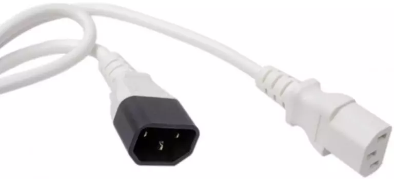 Комплект кабелей Filum FL-PC-C13/C14-C1-1.0-WH 5шт, ПВС-АП 3x1.0 С13 - C14, 220/250В, 10А, белый, 1м