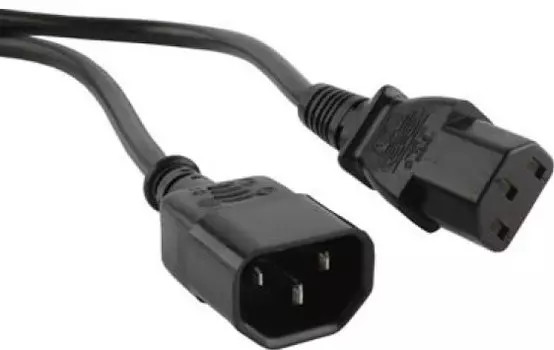 Комплект кабелей Filum FL-PC-C13/C14-C1-0.5-BK 5шт, ПВС-АП 3x1.0 С13 - C14, 220/250В, 10А, чёрный, 0.5м