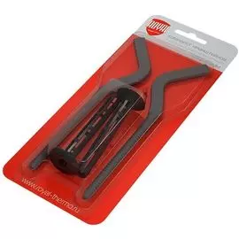 Комплект крепления Royal Thermo RT06-01 плоские кронштейны с дюбелями 7,2х170мм, черные