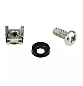 Комплект крепления Hyperline CNS-M6-16-50 винт M6, квадратная гайка, шайба (16 мм) (50 шт.)