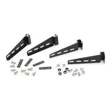 Комплект крепления TLK TLK-SHFS-KR-BK для стационарных полок серии SHFS на 19 “ направляющих с L-профилем, черный