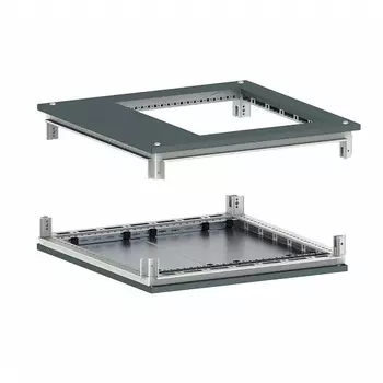 Комплект крыши с фланцем и основания DKC R5RKTB610FIT для 19" IT-CQE 600x1000, RAL7011