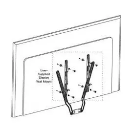 Комплект монтажный Polycom 2215-86719-001 для Poly Studio X30 с возможностью перевернутого крепления - крепление VESA включает в себя настенную монтаж