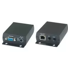 Комплект SC&T TTA111VGA (-T+-R) для передачи VGA сигнала по витой паре(до 300 метров) 1 VGA коннектор и RJ45, макс. разрешение 1600х1200пикс. при 85Гц