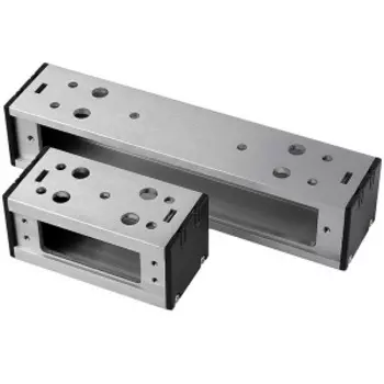 Комплект Soca BR-100S монтажных боксов для накладного крепления замка SOCA SL-100 и его ответной части, или крепления их на стекло, с помощью кронштей