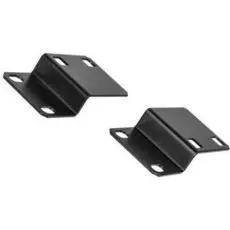Комплект TLK TLK-BRACK-SIDE-2-BK кронштейнов TLK с крепежом для бокового крепления блоков розеток и 19" шин заземления, черный