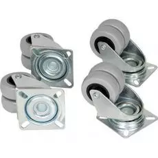 Комплект TLK TLK-CB4 роликиов, поворотные для напольных шкафов, стоек TRD, уп-ка 4шт