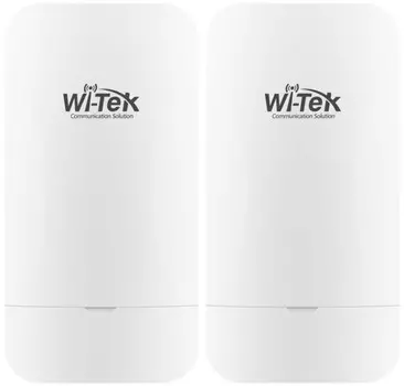 Комплект Wi-Tek WI-CPE110-KIT из двух преднастроенных точек доступа, 802.11b/g/n, 2.4ГГц, до 300Мбит/с