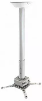 Комплект Wize PRG35A-W универсальный потолочный, крепление с микро регулировкой, штанга 60-90см, площадки к потолку для проектора, наклон +/- 15°,пово