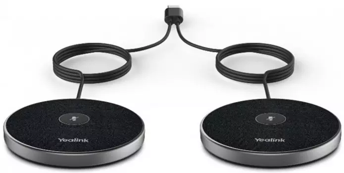 Комплект Yealink CPE95 дополнительные проводные микрофоны (2шт. для терминалов Yealink, AMS - 1 год)