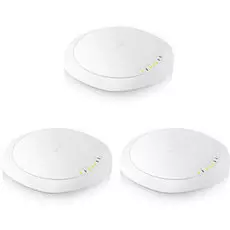 Комплект ZYXEL NWA1123-AC PRO из 3-х точек доступа, 802.11a/b/g/n/ac, внутренние антенны 3x3, до 450+1300 Мбит/сек, 2xLAN GE/PoE only/без PoE инжектор