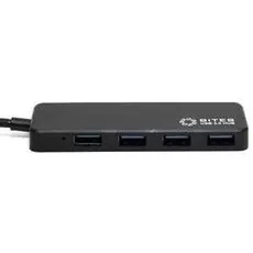 Концентратор 5bites HB34-310BK 4*USB3.0, USB Plug, черный