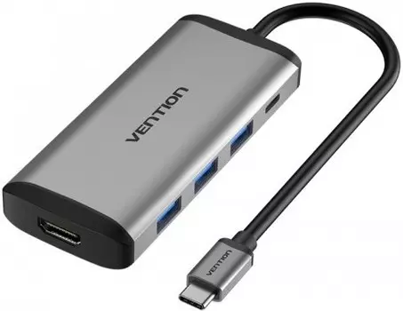 Концентратор Vention CNBHB USB Type C 5 в 1
