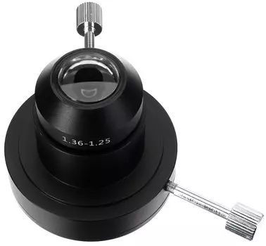 Конденсор Levenhuk 81893 темного поля (масляный, NA 1,36–1,25) для микроскопов Levenhuk MED 30/35/40/45