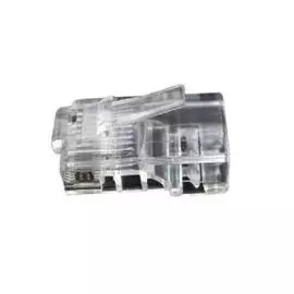 Коннектор BNH B350.1-5E RJ45, кат. 5е, неэкр., обжимной, для кабеля, цвет: прозрачный