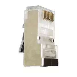 Коннектор BNH B352.1-5E RJ45, кат. 5е, экр., обжимной, для кабеля, цвет: прозрачный