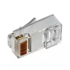 Коннектор Cabeus 8P8C-C6 RJ-45 под витую пару, категория 6 , универсальный (для одножильного и многожильного кабеля)