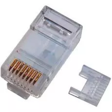 Коннектор Cablexpert PLUG5UP-INSERT RJ-45 (8P8C) универсальный кат.5e со вставкой, 30m" (100 шт.)