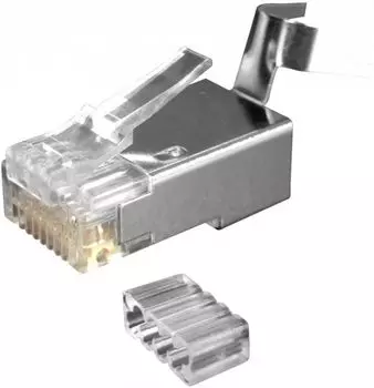 Коннектор Eurolan 13A-EA-12WT RJ45, категории 6A, FTP, 1,50 мм, упаковка 50 штук