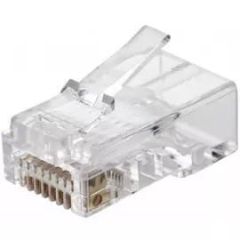 Коннектор Eurolan 13A-U5-11WT RJ45 Q-PLUG, категория 5e, UTP, для полевой установки, без цвета, упаковка 50 штук