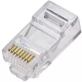 Коннектор Filum FL-NA-PLUG5E-5 RJ-45, 5E кат., 8p8c, 6 мкм, для одножильного кабеля, уп/100 шт