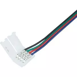 Коннектор Lamper 144-008 питания (1 разъем) для RGB светодиодных лент шириной 10 мм