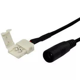 Коннектор Lamper 144-102 питания с джеком для одноцветных светодиодных лент шириной 8 мм
