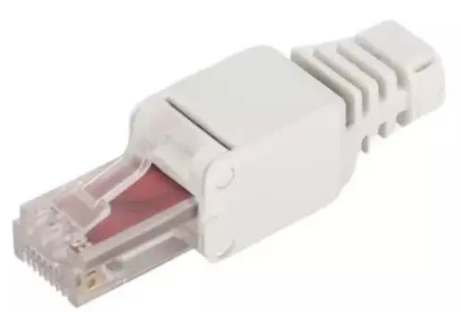 Коннектор Lanmaster LAN-TMP-S6 полевой RJ45 8P8C, экранированный, кат.6
