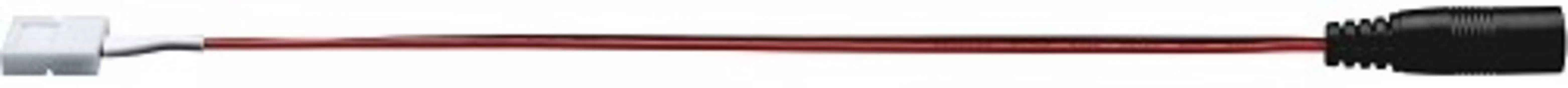 Коннектор Navigator NLSC-8mm-JACKF5.5-W-PC-IP20 для соединения СД-ленты шириной 8 мм (СД 3528) с адаптером (серия E), уп.5шт (71480)