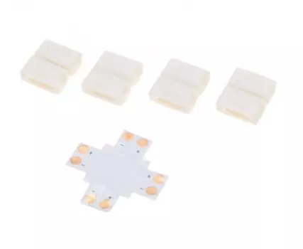 Коннектор Rexant 148-122 Х-образный для светодиодной ленты SMD 10мм