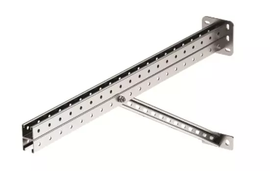 Консоль DKC BBS4170HDZ для тяжелых нагрузок 700 мм с укосиной, горячеоцинкованная, "B5 Combitech"