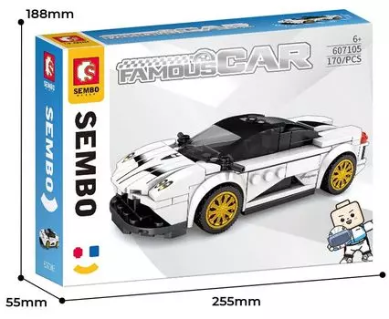 Конструктор Sembo Block 607105