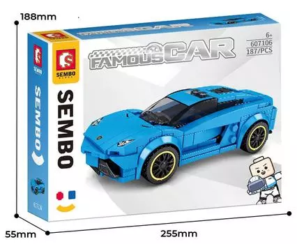 Конструктор Sembo Block 607106