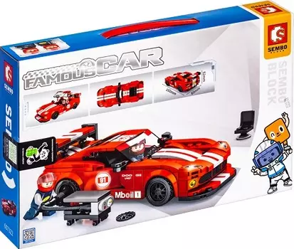 Конструктор Sembo Block Конструктор "Додж Вайпер" 607322 336 деталей